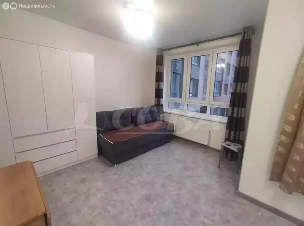 Квартира-студия: Тюмень, микрорайон Зарека, улица Лермонтова, 6 (25 м) - Фото 1