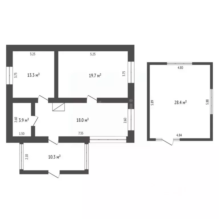 Дом в Крым, Кировский район, Первомайское с/пос, с. Ключевое ул. ... - Фото 2