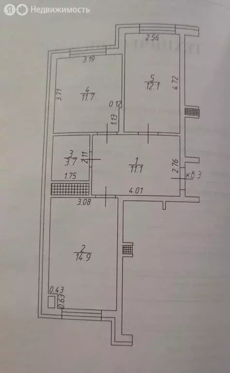 2-комнатная квартира: аул Новая Адыгея, Береговая улица, 1к3 (53.5 м) - Фото 0