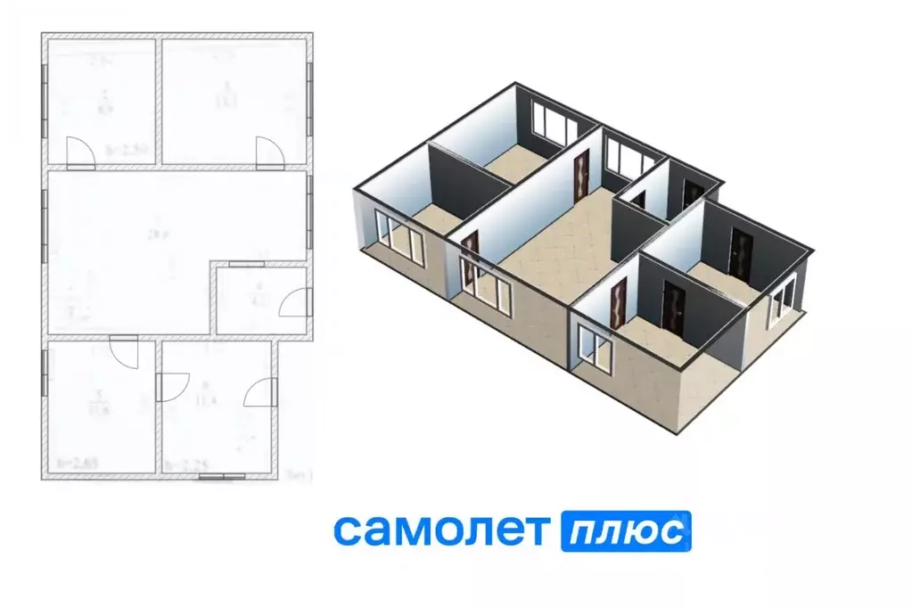 Дом в Кемеровская область, Кемерово Барабашская ул., 1Б (119 м) - Фото 1