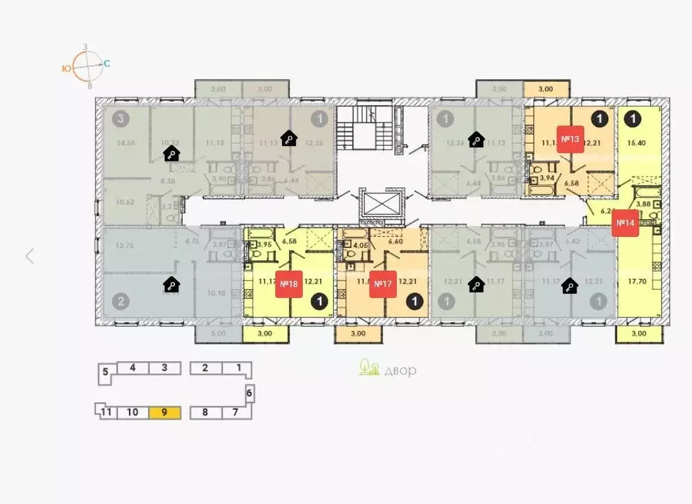 1-к кв. Иркутская область, Иркутский муниципальный округ, пос. ... - Фото 2