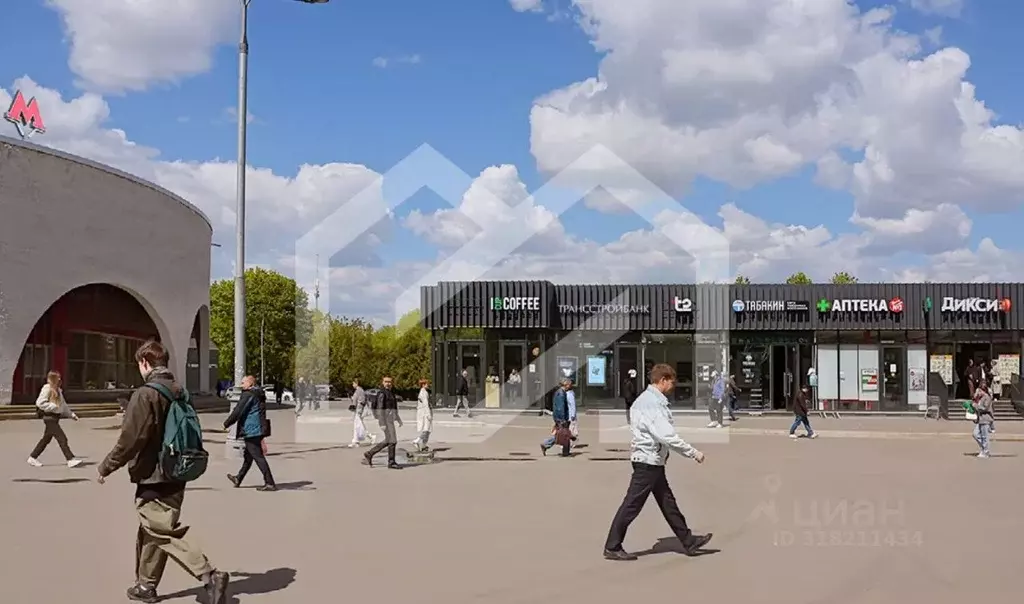 Торговая площадь в Москва Шипиловский проезд, 39К3 (20 м) - Фото 0