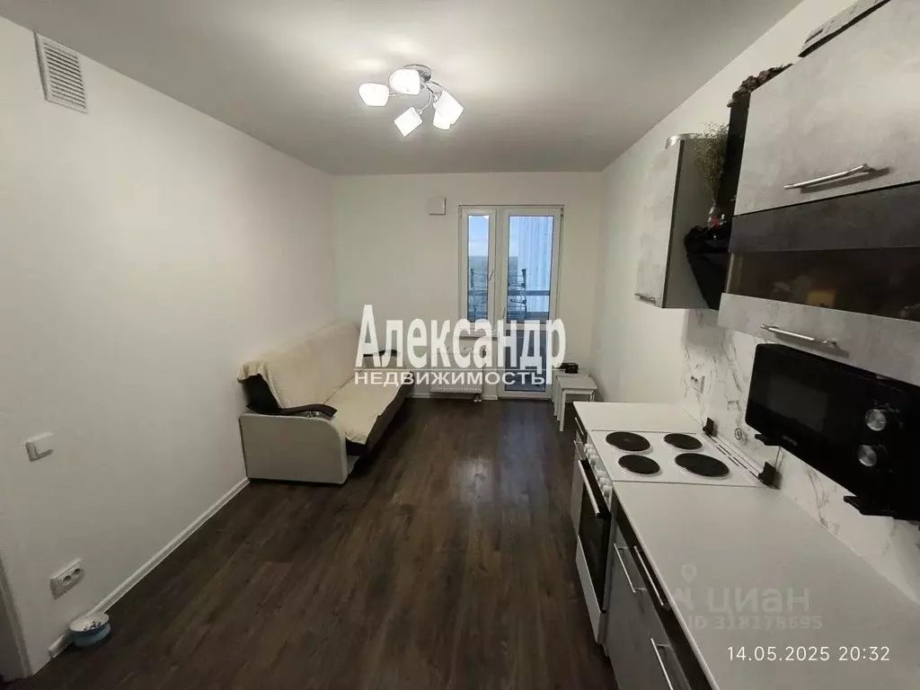 1-к кв. Санкт-Петербург ул. Пахомовская, 22 (33.2 м) - Фото 1