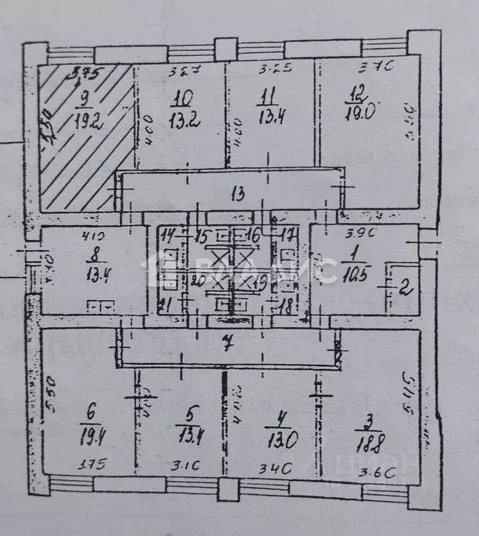 Комната Белгородская область, Белгород Садовая ул., 120а (32.4 м) - Фото 2