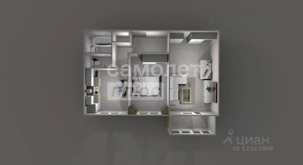 2-к кв. Москва Русаковская ул., 3С1 (48.7 м) - Фото 2