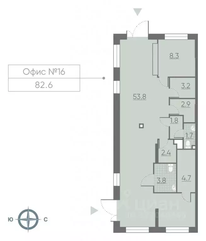 Помещение свободного назначения в Москва Производственная ул., 19к1 ... - Фото 1