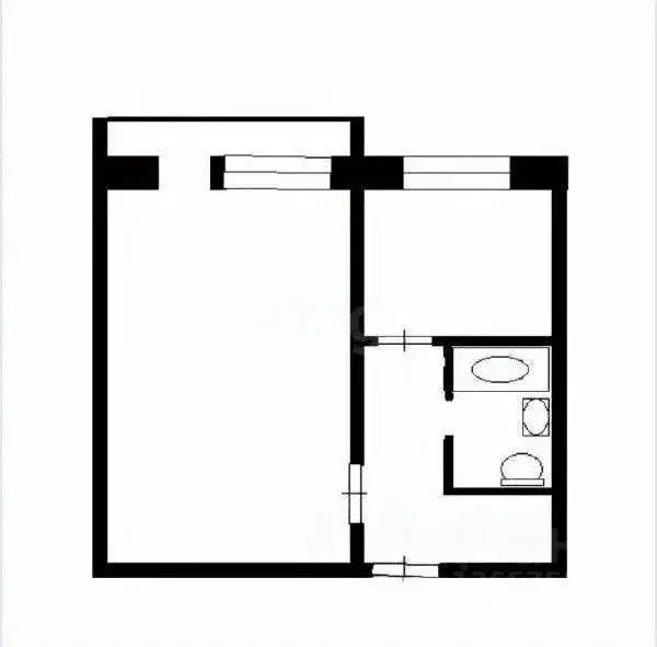 1-к кв. Иркутская область, Иркутск Байкальская ул., 234Б/4 (44.5 м) - Фото 2