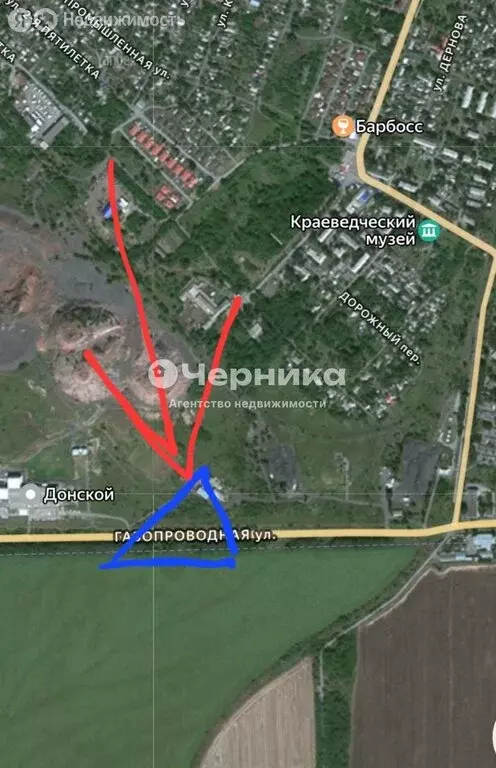 Участок в Новошахтинск, Газопроводная улица (80 м) - Фото 1