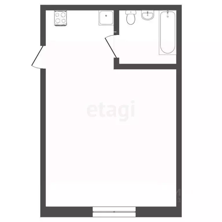 Комната Мордовия, Саранск Студенческая ул., 12 (17.6 м) - Фото 2