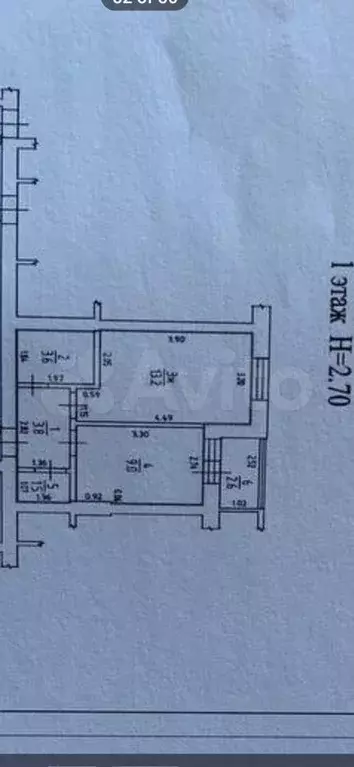 1-к. квартира, 31,1 м, 1/3 эт. - Фото 0