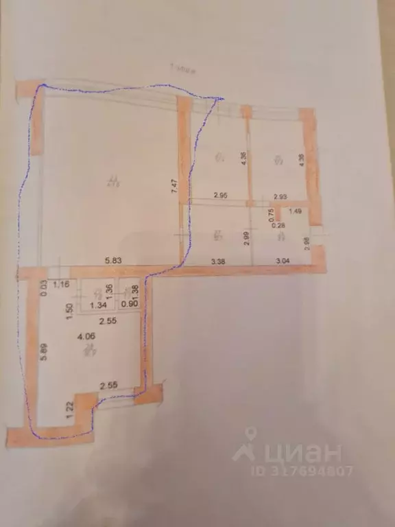 Торговая площадь в Татарстан, Казань ул. Кулахметова, 17к1 (64 м) - Фото 1