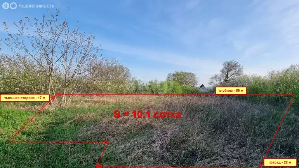 Участок в Гостагаевская, Северная улица (10.1 м) - Фото 0