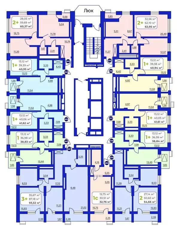 2-комнатная квартира: Уфа, Айская улица, 49 (60.5 м) - Фото 2