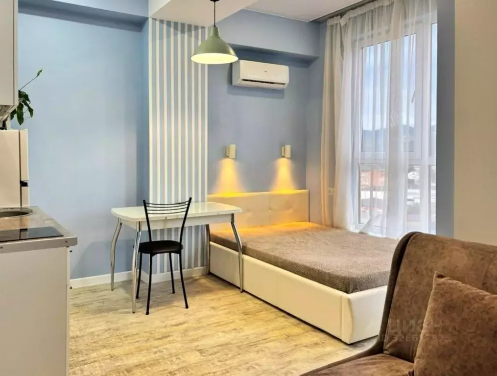Студия Краснодарский край, Сочи ул. Гастелло, 28к2 (25.1 м) - Фото 1