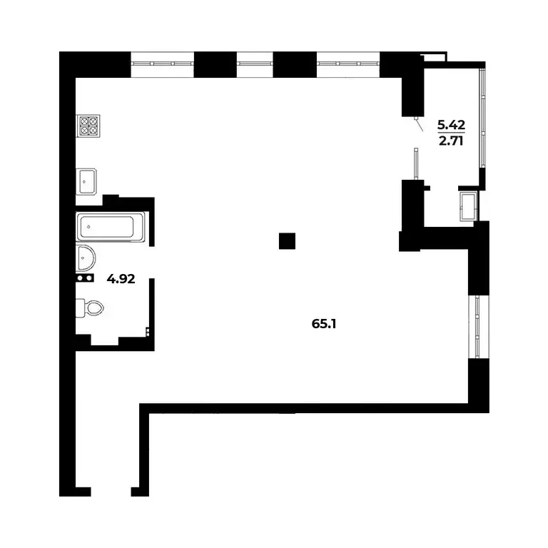 Продаётся 3-к квартира, 71.6 м - Фото 1
