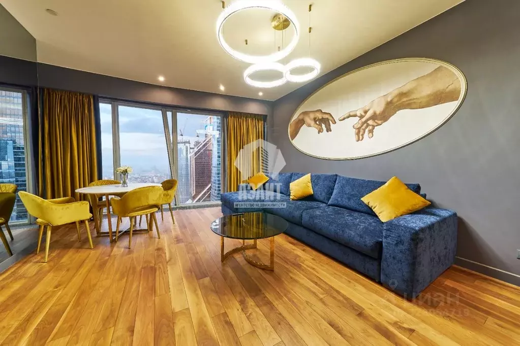 2-к кв. Москва 1-й Красногвардейский проезд, 21с2 (90.0 м) - Фото 2