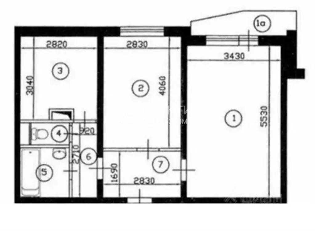 2-к кв. Москва Боровское ш., 56 (50.0 м) - Фото 2