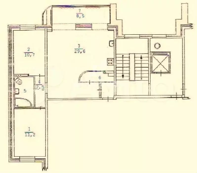 3-к. квартира, 69,1 м, 8/10 эт. - Фото 0