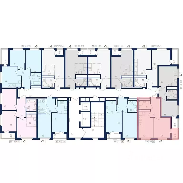 1-к кв. Башкортостан, Уфа Дема жилрайон, Экогород Яркий мкр,  (32.9 м) - Фото 2