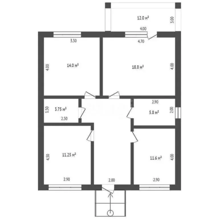 Дом в хутор Ленинаван, улица Р.Н. Филиппова (100 м) - Фото 1