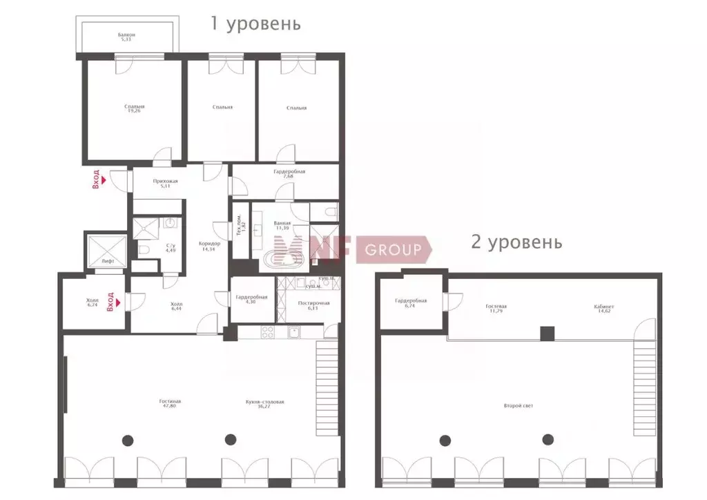 6-к кв. Санкт-Петербург Ждановская ул., 45 (241.13 м) - Фото 2