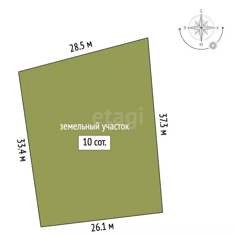 Участок в деревня Башкова, улица Мелиораторов (10 м) - Фото 0