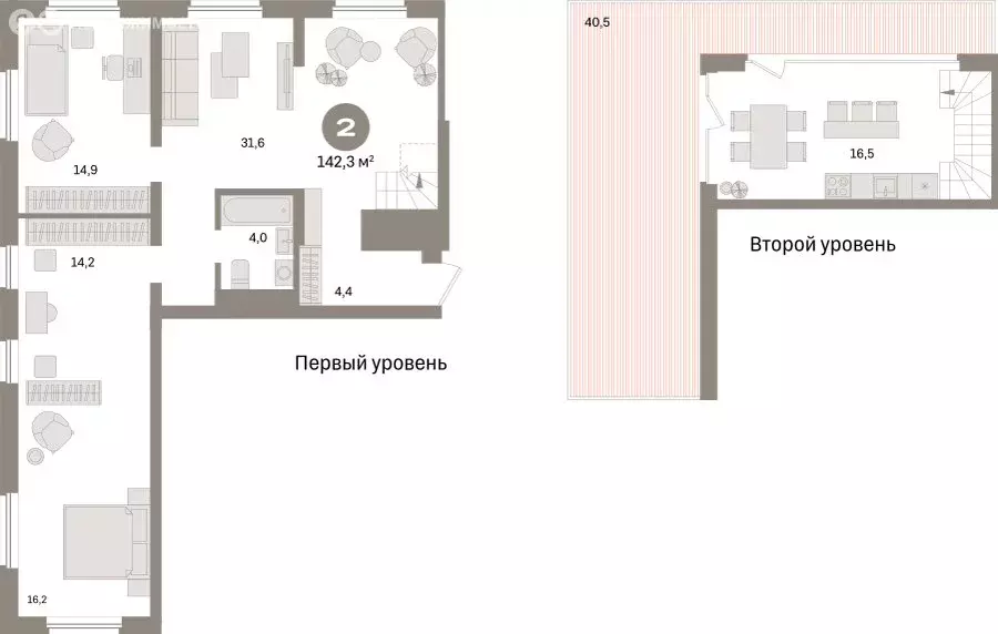 2-комнатная квартира: Екатеринбург, улица Советских Женщин (142.3 м) - Фото 1