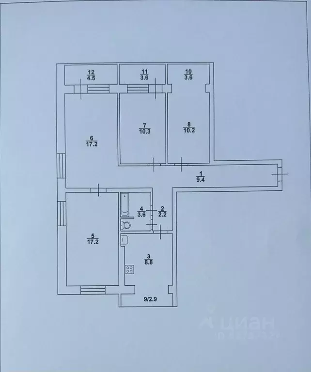 4-к кв. Саратовская область, Саратов Белоглинская ул., 21/31 (80.0 м) - Фото 1