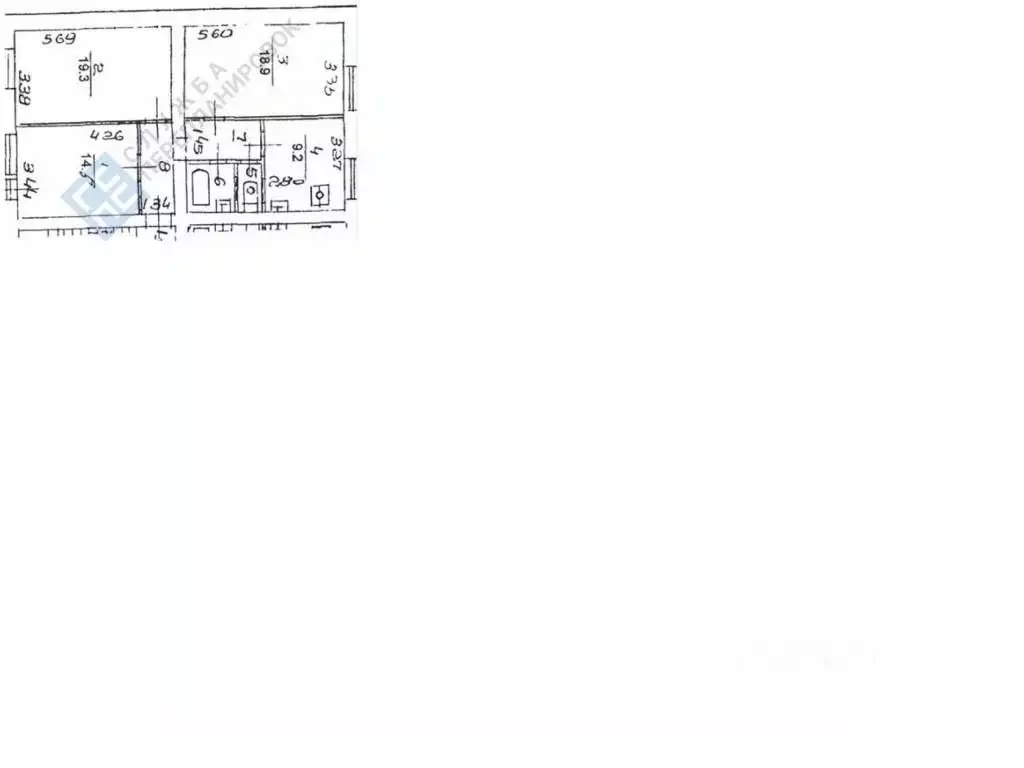 3-к кв. Москва ул. 4-я Сокольническая, 1к1 (78.4 м) - Фото 2