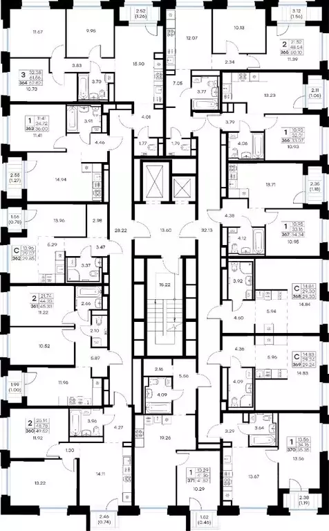 1-к кв. Мурманская область, Мурманск Долина Уюта тер.,  (33.07 м) - Фото 2
