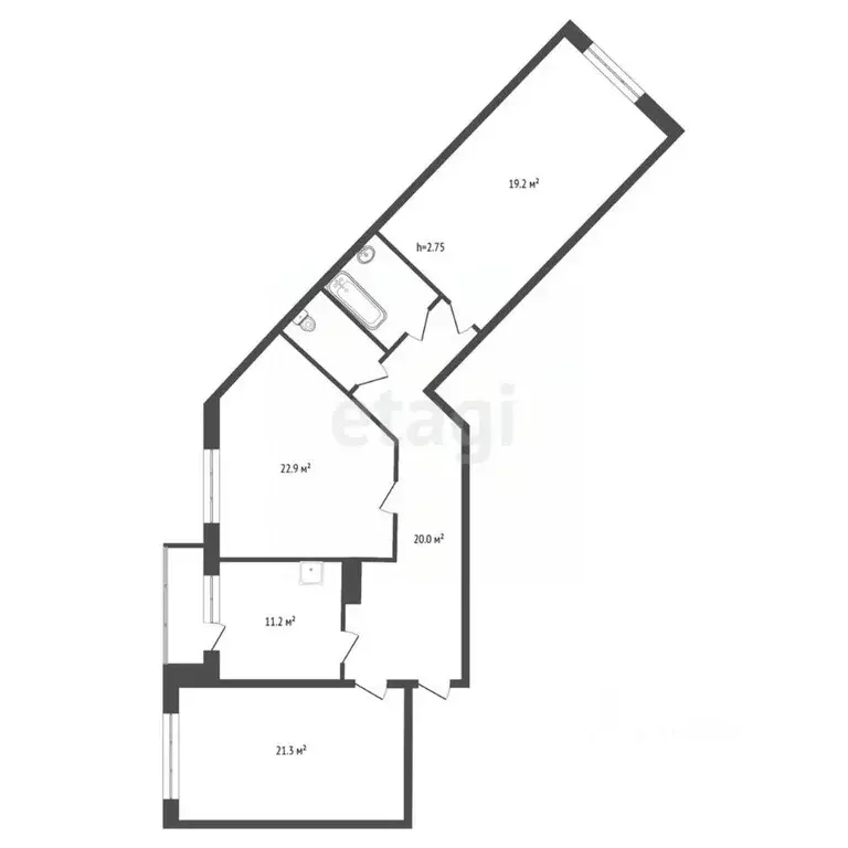 4-к кв. Красноярский край, Красноярск Северный мкр, ул. Мате Залки, ... - Фото 2