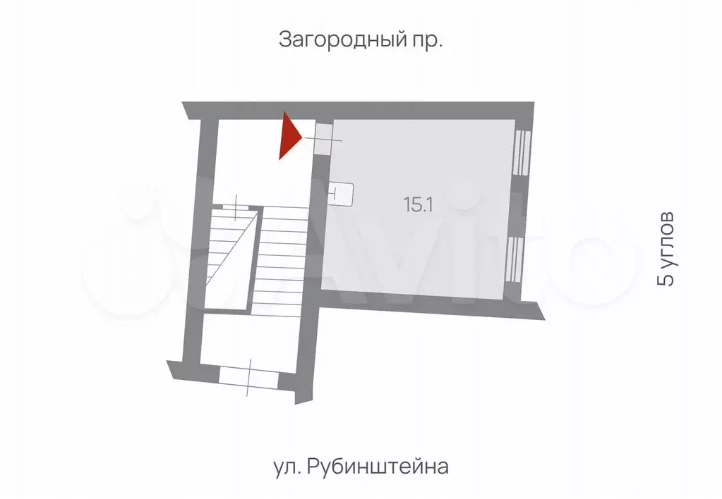 Помещение 15,1 кв.м - Фото 0