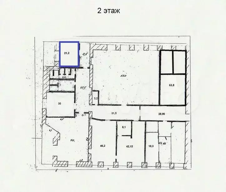 Офис от собственника, 21.2 м - Фото 0
