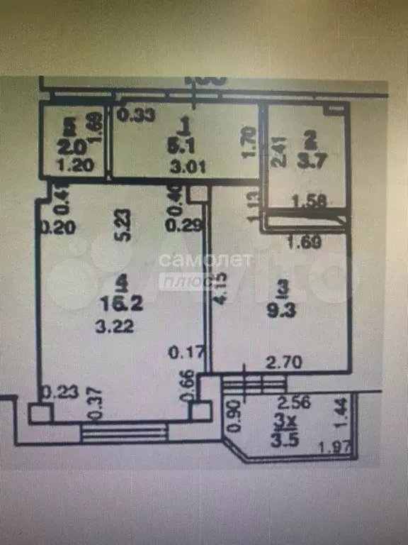 1-к. квартира, 40 м, 6/7 эт. - Фото 0