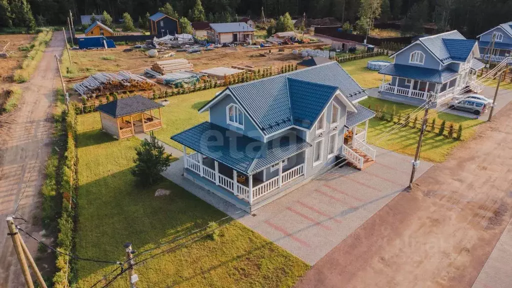 Дом в Ленинградская область, Приозерский район, Сосновское с/пос, д. ... - Фото 1