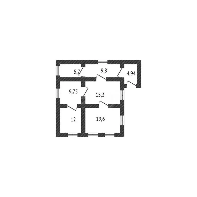 Дом в село Лозная, улица Мира (72.4 м) - Фото 1