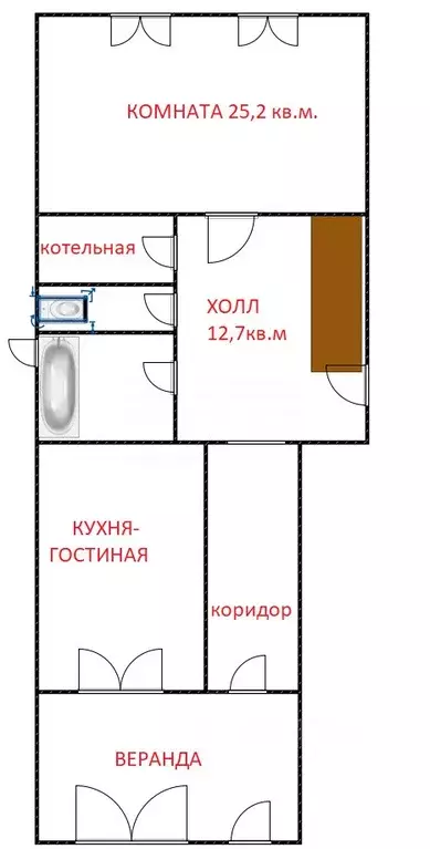 Дом в Краснодарский край, Темрюк ул. Калинина (121 м) - Фото 2