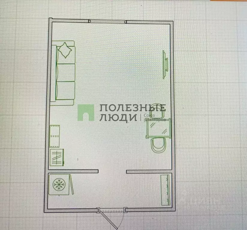 Комната Севастополь ул. Горпищенко, 49 (9.0 м) - Фото 1