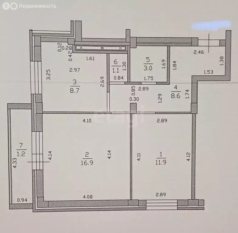 2-комнатная квартира: Набережные Челны, улица Академика Королёва, 37Б ... - Фото 0