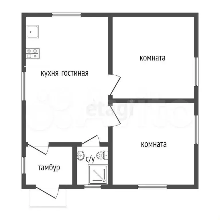 Дом 75 м на участке 6 сот. - Фото 0