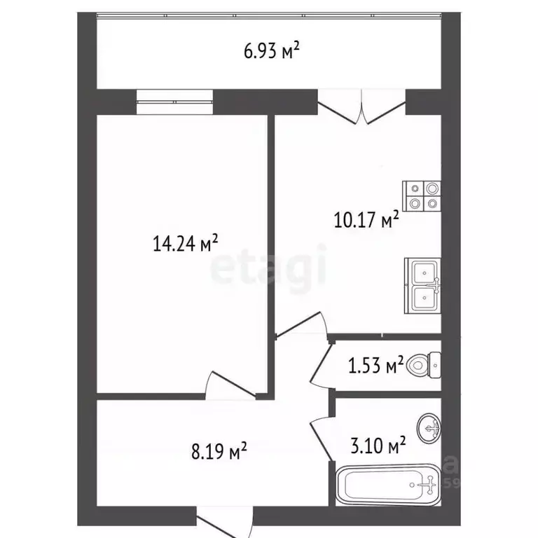 1-к кв. Марий Эл, Йошкар-Ола городской округ, с. Семеновка ул. ... - Фото 1