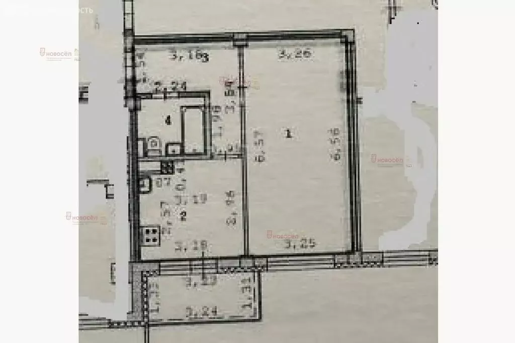 1-комнатная квартира: Екатеринбург, улица Токарей, 26 (40 м) - Фото 0