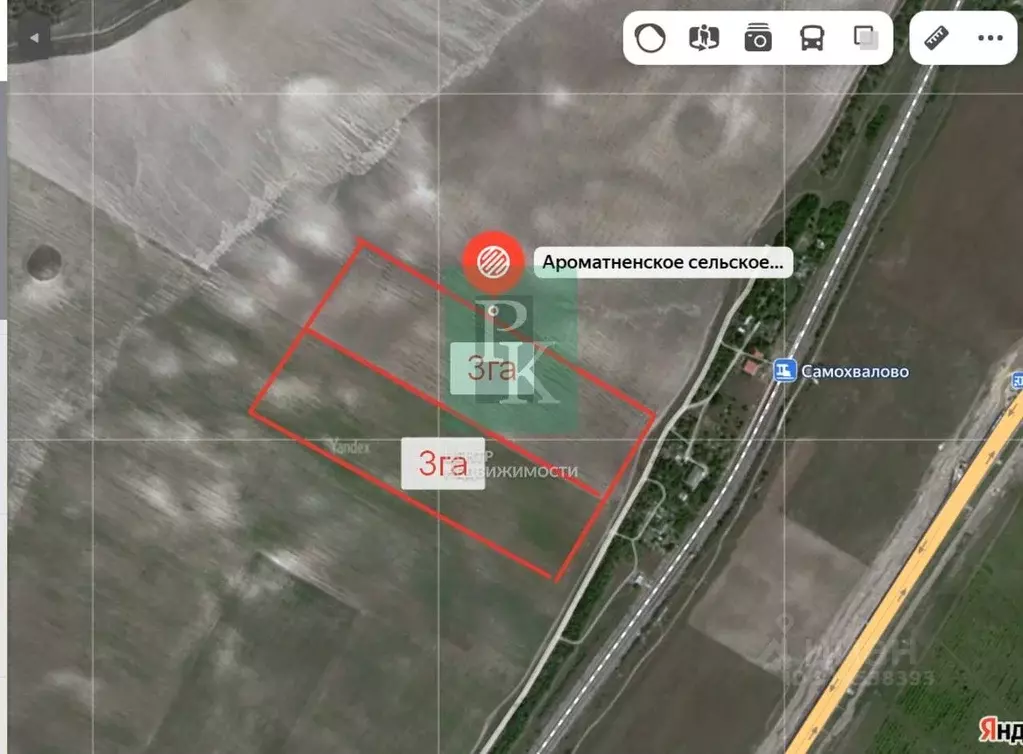 Участок в Крым, Белогорский район, с. Ароматное  (600.0 сот.) - Фото 2