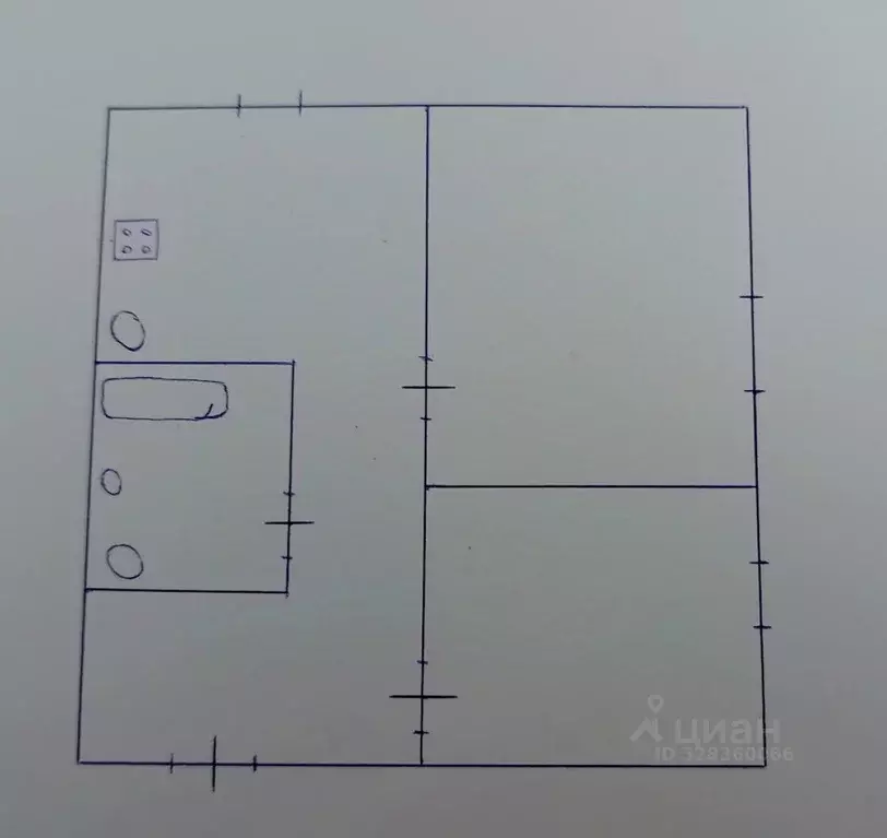2-к кв. Самарская область, Новокуйбышевск ул. Фрунзе, 12 (51.1 м) - Фото 2