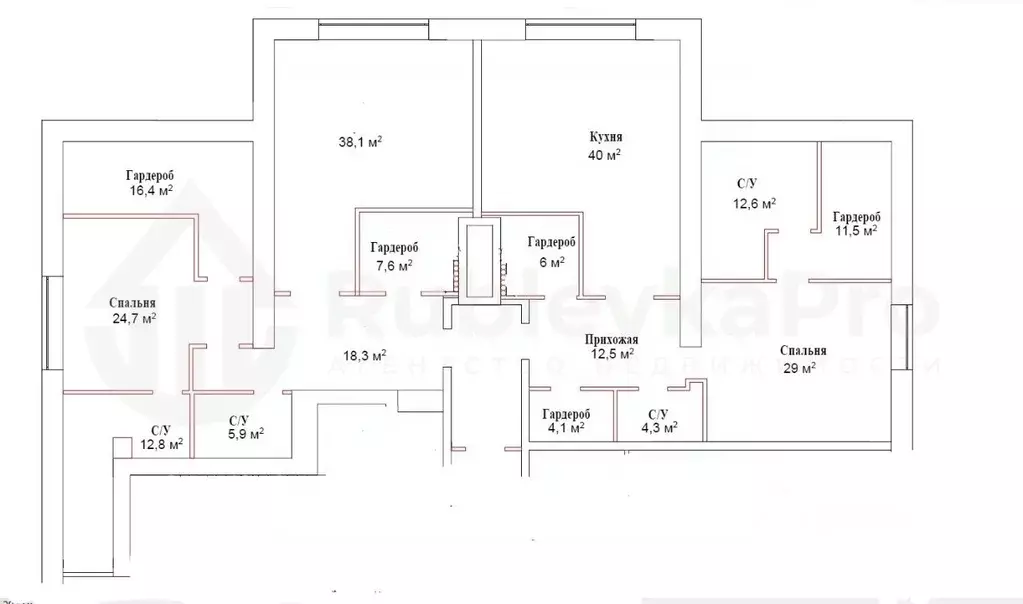 4-к кв. Московская область, Одинцовский городской округ, д. Семенково, ... - Фото 2