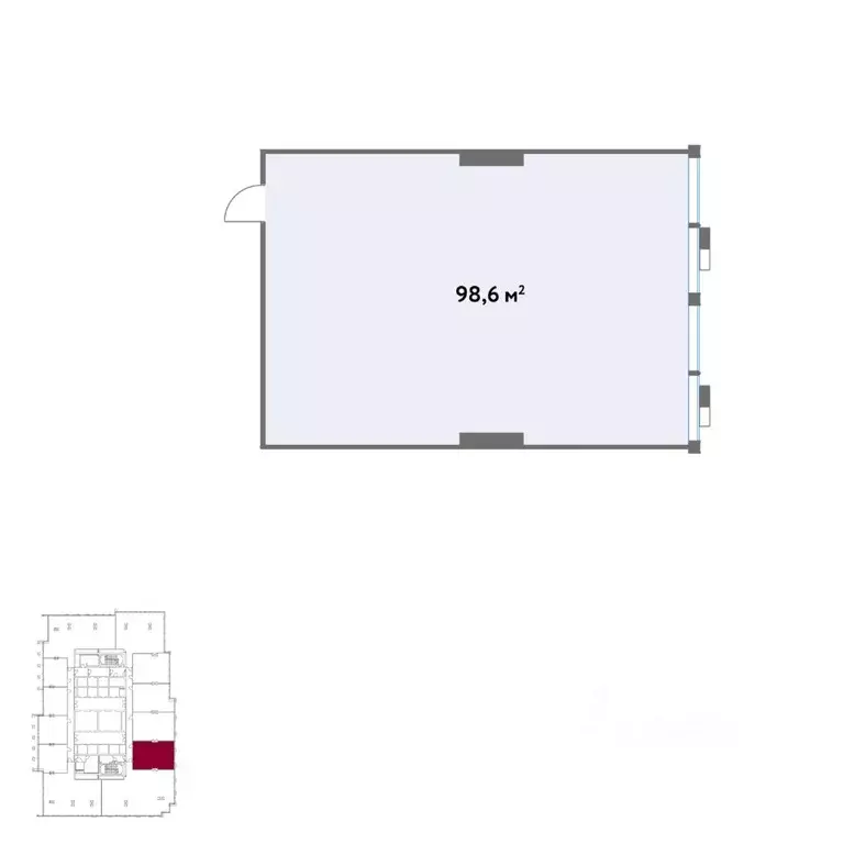 Офис в Москва Кинематографический кв-л,  (99 м) - Фото 2