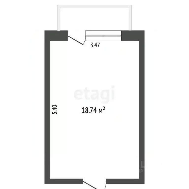 Комната Самарская область, Самара просп. Металлургов, 77 (18.6 м) - Фото 1