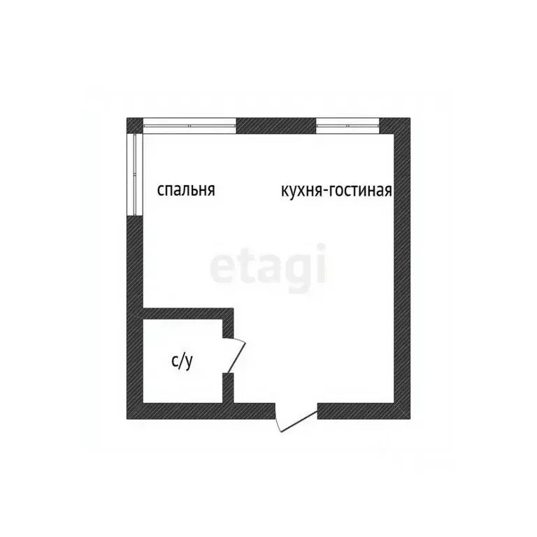 2-к кв. Приморский край, Владивосток Шилкинская ул., 36 (43.0 м) - Фото 1