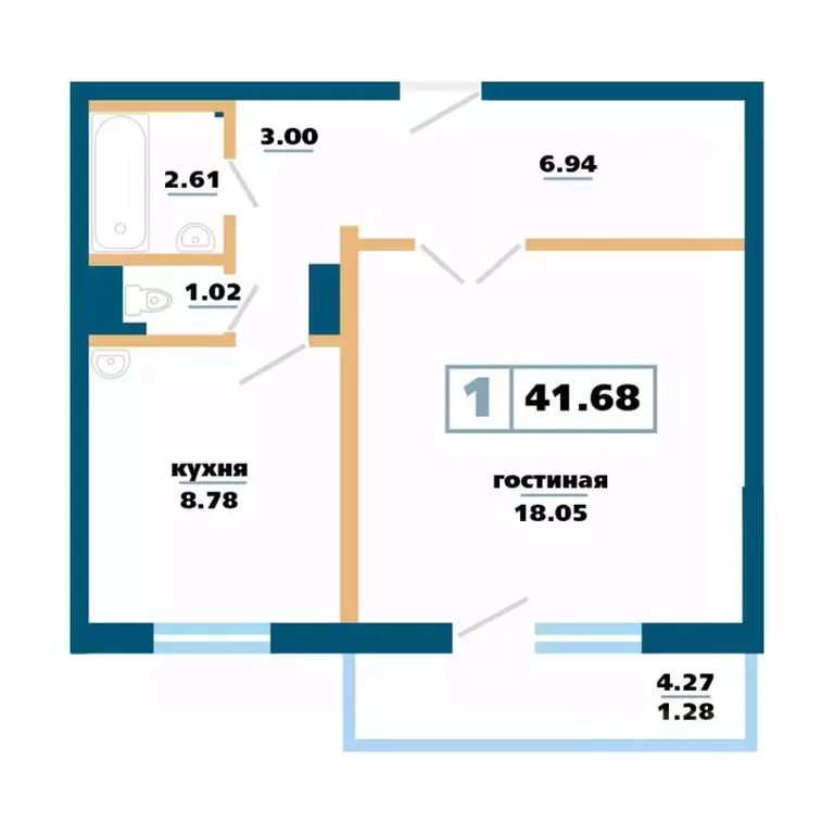 1-к кв. Красноярский край, Красноярск Нанжуль-Солнечный мкр, ... - Фото 1