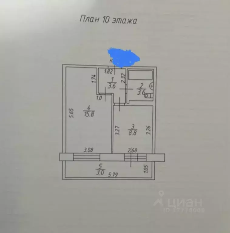 1-к кв. Татарстан, Набережные Челны просп. Абдурахмана Абсалямова, 11 ... - Фото 2